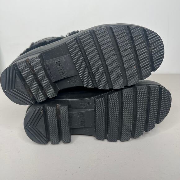 Hunter Original Pac Shearling Winter Rain Rubber Boots Size 6 - Picture 9 of 11